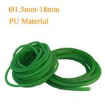 PU Urethane Rubber Belt Lathe Transmission Drive Belt Polybelt Rough Ø1.5mm-18mm