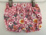 Carter's Baby Girls Colorful Floral 100% Cotton Pull On Bubble Shorts Pink 9M