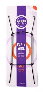 Leeds Display No.4 Black Wire Plate Hanger 25-36cm 10-14"  NEW!