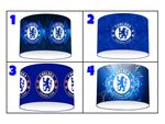 CHELSEA football CEILING LIGHT SHADE OR TABLE LAMPSHADE-4 DESIGNS-3 SIZES