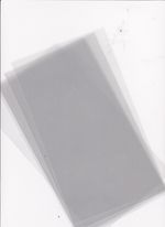 Sleeves (100) for protecting FDCs + Royal Mail  MINATURE SHEETS FDCs