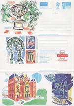 GB Stamps Aerogram / Air Letter APS85 - 1st NVI Glasgow City of Culture 1990