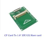 CF Compact Flash Card To 1.8" ZIF/CE HDD Adapter For iPod 5G 6G Toshiba CE Video