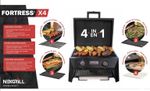 nexgrill fortress 2 burner cast grill aluminium table top gas grill BBQ 