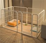 6 Panel Dog Pen Pet Puppy Playpen Metal Exercise Play Fence for Indoor/Outdoor