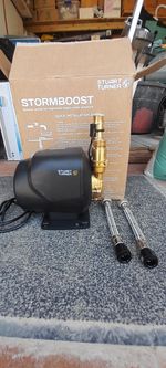 mains water pressure booster pump.  Stuart Turner Stormboost