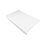 White uPVC Window Cill Cover 175mm 1.25m 9mm Sill Board End Caps Incl