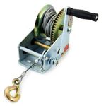 1200LB MANUAL HAND WINCH BOAT MARINE JET SKI TRAILER WITH 20 METRE CABLE + HOOK