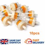 10Pcs Universal Petrol Filter inline fuel Filter fits 6-8mm pipe for Motorcycle