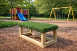 Children's Grass Bench - Playgrounds, Nurseries, Gardens, LOTC, EYFS
