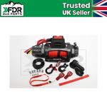 TF3320 Terrafirma Winch M12.5S 2 Wireless Remotes Synthetic Rope 12v Offroad 4x4