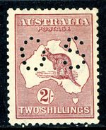 Australia 1915 Kangaroo 2' Brown Official Roo SG #O49 Mint T203