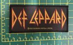 Def Leppard Classic Logo Offically Licensed Woven Sew On Official Patch
