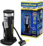 Mini Foot Pump Portable Manual Inflator Bike Tyre Ball Pool 3 Adapters & New