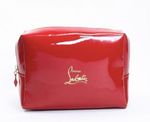 Christian Louboutin Red Makeup Pouch Accessory Case