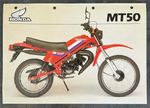 HONDA MT50 Sports Moped Motorcycle Sales Specification Leaflet c1982