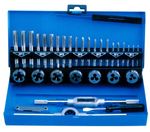 32pc HSS Metric Tap & Die Set M3 M4 M5 M6 M8 M10 M12 Taper Plug Alloy Steel Set