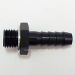 M18x1.5 METRIC to 12mm 13mm BLACK BARB PUSH HOSE TAIL Straight Fuel Pump Fitting