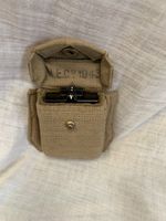 WW2 British 1943 Dated Compass Pouch 37 Pattern Webbing - With Compass