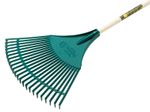 Bulldog Plastic Leaf Rake Autumn Lightweight Efficient Removal Durable Handle