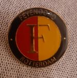 Vintage Feyenoord Rotterdam Enamel Pin Badge Metal Football #EreDivisie