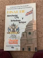 Souvenir Programme Manchester City V Tottenham Hotspur Final Tie May 1981