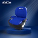 SPARCO BOOSTER CAR SEAT I-SIZE ISOFIX – AGES 6 TO 12 FOR KIDS ECE R129 BLUE/GREY