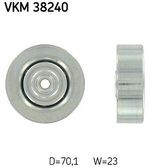 SKF Idler Pulley for Land Rover Range Rover 2926cc Td6 3.0 Feb 2002-Nov 2006