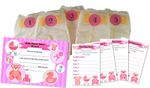 Dirty Nappy Game - Baby Shower Game, 12 Players Girl, Boy, Blue, Pink, Yellow