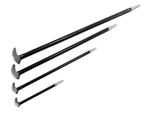 4pc Heel & Toe Pry Bars Set Wrecking Crow Roll Bars Crowbars Jemmy Heavy Duty