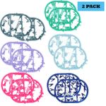 2x 20 Pegs Clothes Airer Dryer Washing Line Laundry Socks Washing Rack Hanger UK