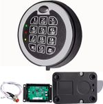 Gun Safe Lock Replacement with Swing Bolt Lock Chrome Electronic Digital Keypad