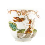 Chinese Porcelain Cup Gilt Grisaille Apollo Greek God Qianlong 18th Century