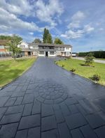 IMPRINTED CONCRETE COLOURED DRIVEWAY SEALER 20LTR - BLACK - TOP COAT, RESTORER,