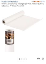 WINTEX Dressmaking Tracing Paper Roll Pattern Cutting & Sewing Architect