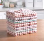 Terry 100% Cotton 40 X 70cm Tea Towels Set Kitchen Dish Cloths Cleaning Drying