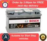 S5A11 Bosch S5A AGM (115AGM) Heavy Duty Car Battery 5 Year Warranty