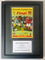 1997 Scottish Cup Final A4 Photo Match Programme Football Display Kilmarnock