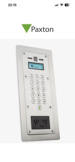 Paxton 337-500 Door Entry System VR Panel
