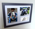 Signed Guy Martin Autographed Photograph Photo Picture Frame Memorabilia A4