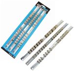 US PRO 3pc SOCKET RAIL SET 42 Clips for 1/4" 3/8" 1/2" Drive Tool Box Storage