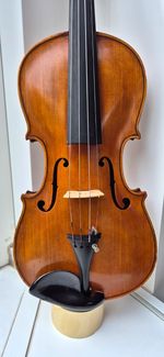 Beautiful old German violin with note by Reinhold Geipel