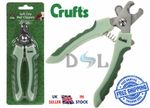 Crufts Animal Pet Dog Cat Nail Clippers Trimmers Soft Grip Claw Grooming 