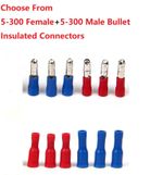 Choose From 5 Pairs Insulated Bullet Connector Crimp Terminals For Wring Cable
