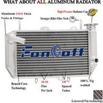 Aluminium Radiator For 2009 2010 2011 2012 2013 Yamaha YFZ450R 2010-2011 YFZ450X