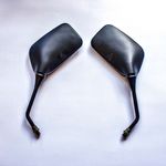 Universal Black 10mm Mirrors Pair