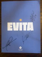 Evita Programme Signed by Rachel Zegler, Diego Andres Rodriguez, James Olivas