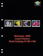 $4.50 Scott Value - 2006 BAHAMAS Flowers, Horticultural Society CV MNH NH UMM