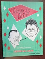 Theatre Programme - Large As Life At The Famous London Palladium 1958