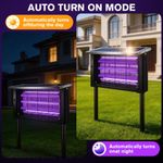 Powerful Large Solar Bug Zapper Outdoor Poartable Mosquito Fly Zapper for Patio